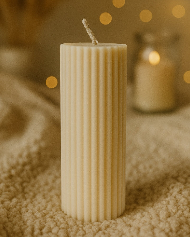 Vela Cilindro Acanalado
