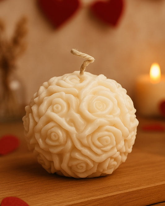 Vela Esfera de Rosas